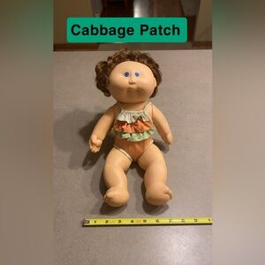 1987 Hasbro Cabbage Patch Doll Splash ‘N Tan With Swimsuit